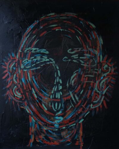 female form, vagina, war, abstract, jahangir art gallery, modern art gallery