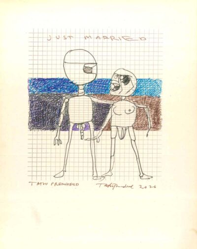 Drawing on paper