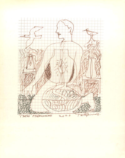Drawing on paper