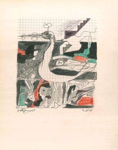 Drawing on paper