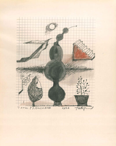 Drawing on paper