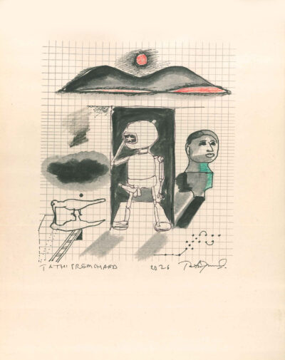 Drawing on paper