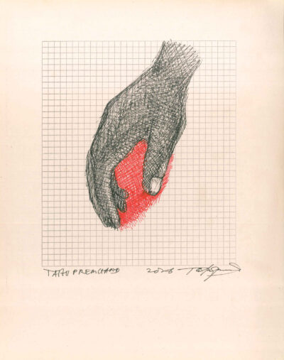 Drawing on paper