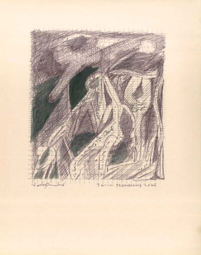 Drawing on paper